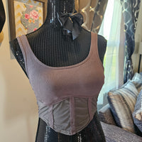 Sleeveless Crop Top with Pads