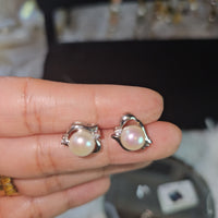 Stud Earrings in Fresh Water Pearl