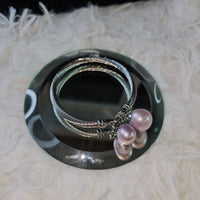 Bangle Bracelet in Fresh Water Pearl