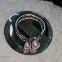 Bangle Bracelet in Fresh Water Pearl