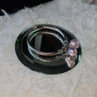 Bangle Bracelet in Fresh Water Pearl