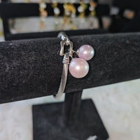 Bangle Bracelet in Fresh Water Pearl