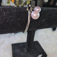 Bangle Bracelet in Fresh Water Pearl