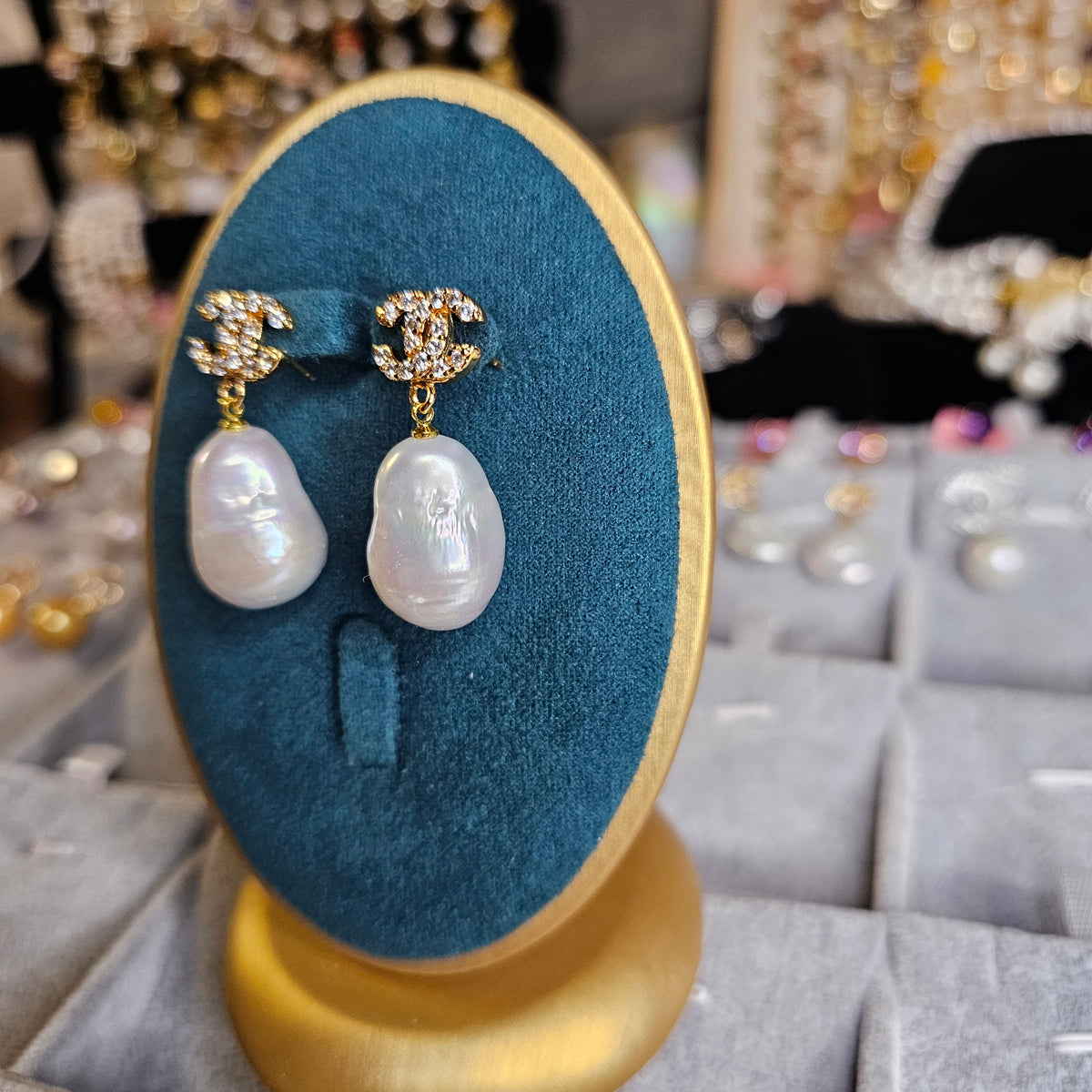 Baroque Pearl Earrings