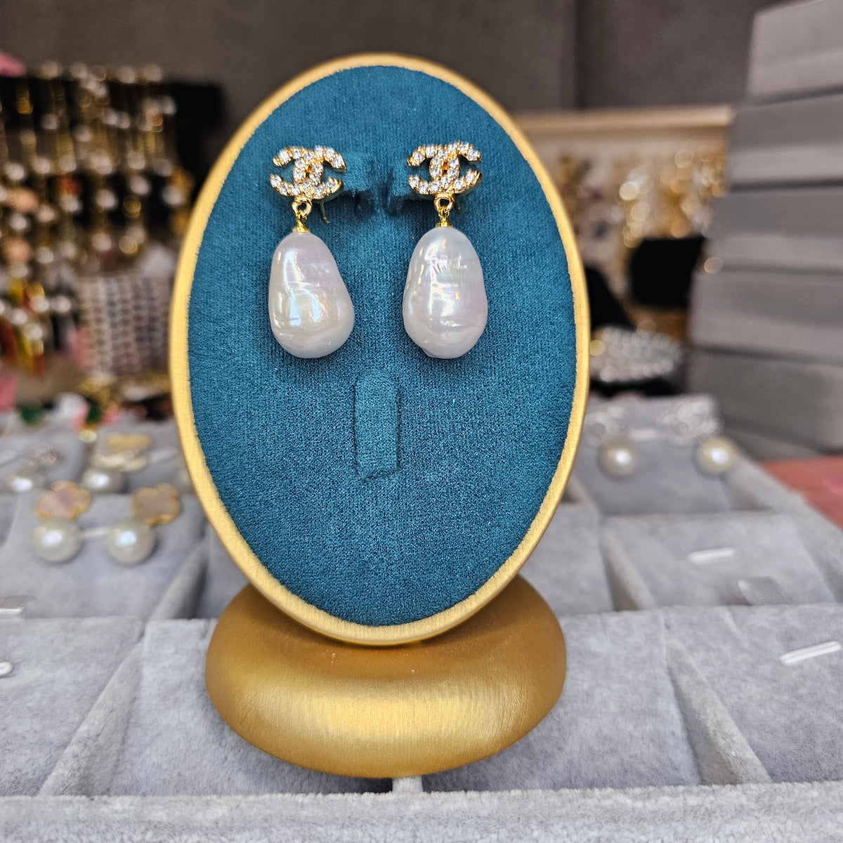 Baroque Pearl Earrings